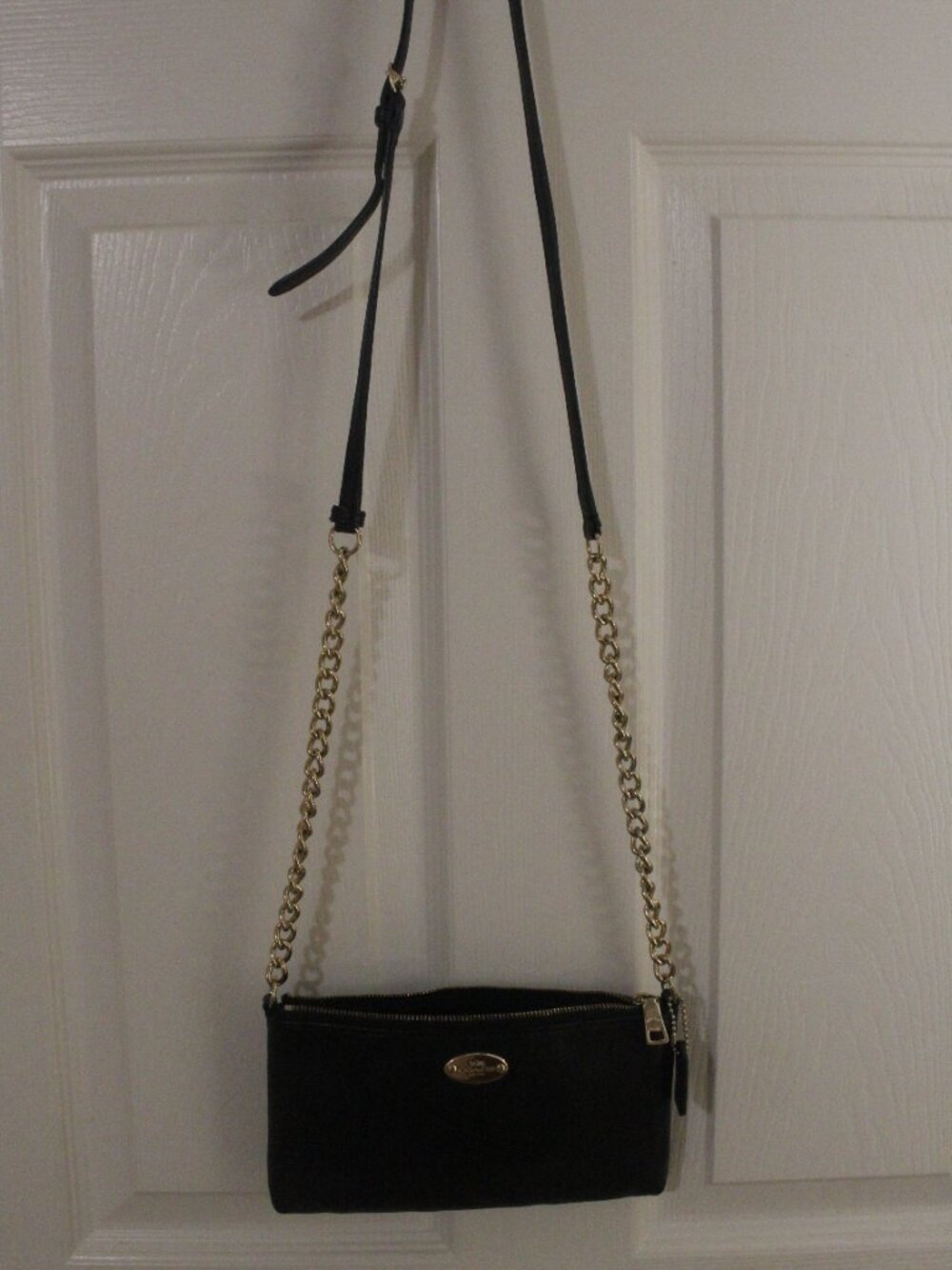 Coach Black Chain Strap Crossbody